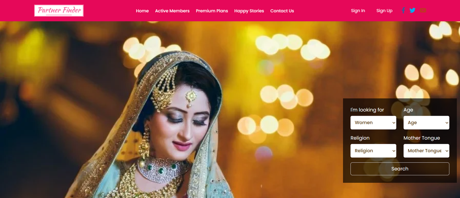 Partner Finder ➤ Matrimony Application + Website