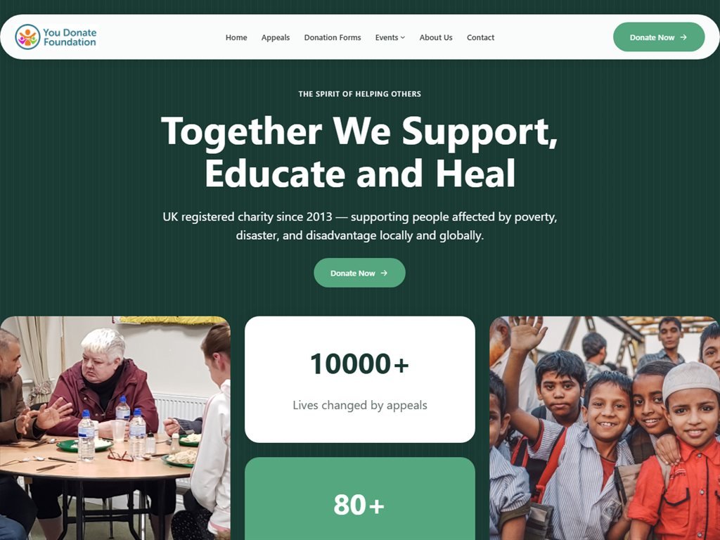 YouDonate Foundation ➤ Charity Platform